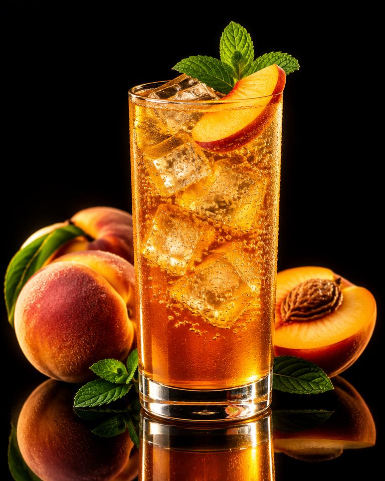 Peach Iced Tea Fizz