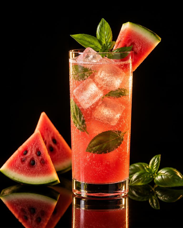 Watermelon Basil Cooler